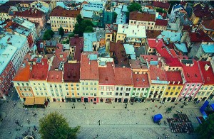 Lviv city center